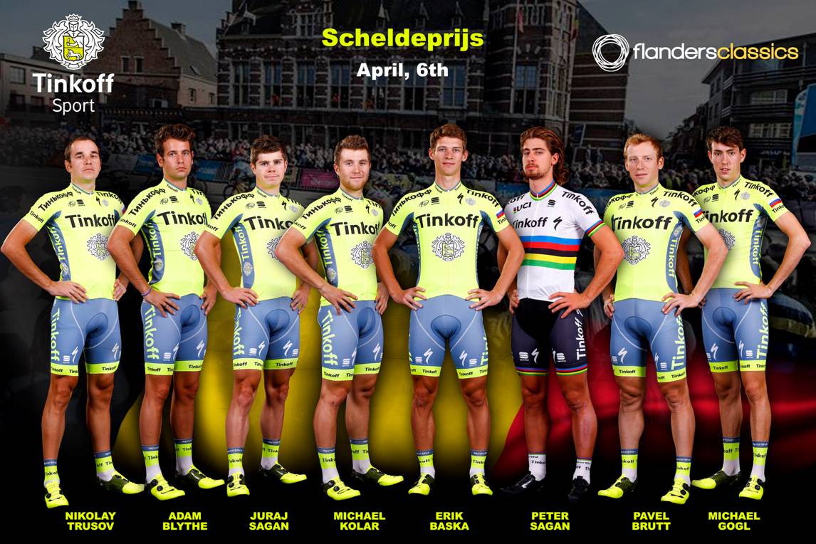 scheldeprijs tinkoff zostava