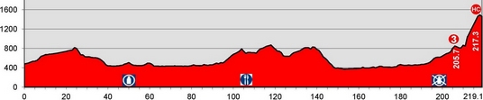 profil 8. etapy Tour de Suisse 2014 tds-2014-8
