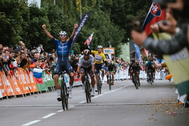 Okolo Slovenska: Druhú etapu vyhral Steimle, Peter Sagan bol opäť druhý, Hodeg udržal dres, Bol spadol v poslednej zákrute