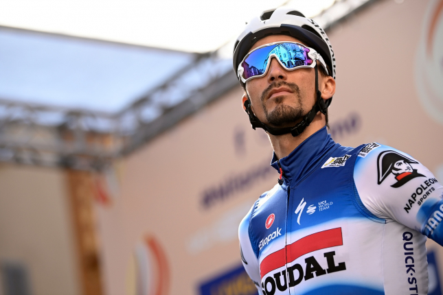 Giro: V etape pre klasikárov sa konečne dočkal Alaphilippe, a to po 140 km úniku iba v dvojici