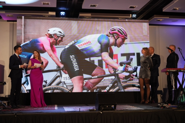Najlepší cyklisti sezóny si prebrali ocenenie Zlatý pedál 2023