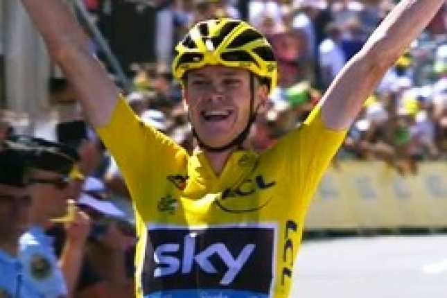 V prvej horskej etape Chris Froome rozdrvil konkurenciu