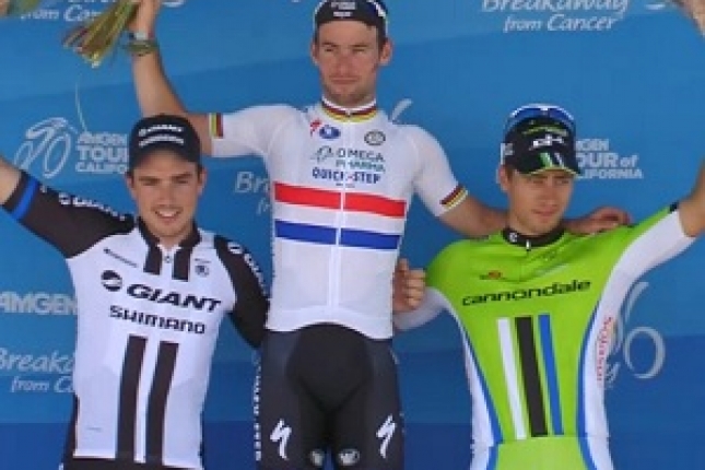 Kaliforniu ukončil klasický špurt, vyhral Cav, Sagan tretí