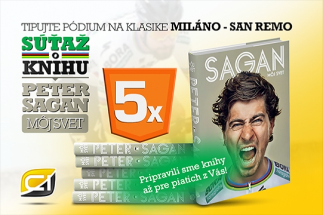 Vyhrajte v našej súťaži knihu Petra Sagana - Môj svet